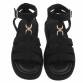 Damen Keilsandaletten - black