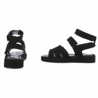 Damen Keilsandaletten - black