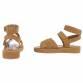Damen Keilsandaletten - camel