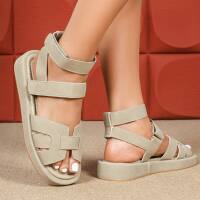 Damen Keilsandaletten - khaki