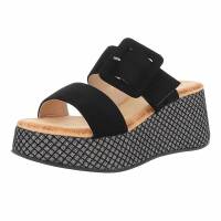 Damen Keilsandaletten - black