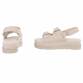 Damen Keilsandaletten - beige