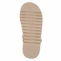 Damen Keilsandaletten - khaki