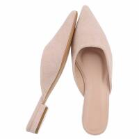 Damen Flache Sandalen - beige