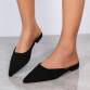 Damen Flache Sandalen - black