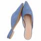 Damen Flache Sandalen - blue