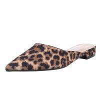 Damen Flache Sandalen - leopard