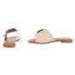 Damen Flache Sandalen - beige