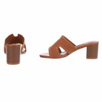 Damen Sandaletten - camel