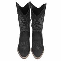 Damen Western- & Bikerboots - blackjeans