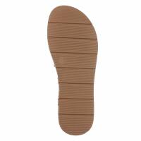 Damen Flache Sandalen - leopard