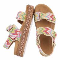 Damen Keilsandaletten - multi