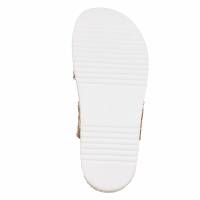 Damen Keilsandaletten - beige