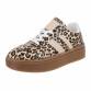 Damen Low-Sneakers - leopard