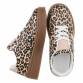 Damen Low-Sneakers - leopard