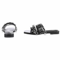 Damen Flache Sandalen - black