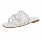 Damen Flache Sandalen - white