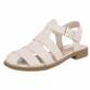 Damen Flache Sandalen - beige