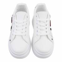 Damen Low-Sneakers - whiteblack