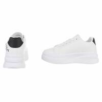 Damen Low-Sneakers - whiteblack