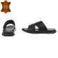 Leder Herren Sandalen - black