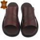 Leder Herren Sandalen - brown