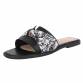 Damen Flache Sandalen - black