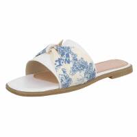 Damen Flache Sandalen - white