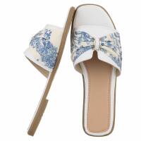 Damen Flache Sandalen - white