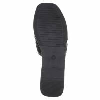 Damen Flache Sandalen - black