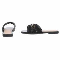 Damen Flache Sandalen - black