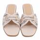 Damen Flache Sandalen - snake