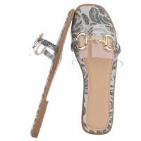 Damen Flache Sandalen - black