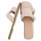 Damen Flache Sandalen - beige