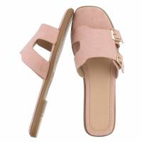 Damen Flache Sandalen - pink