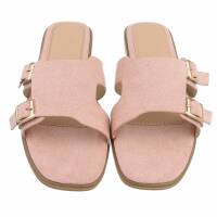 Damen Flache Sandalen - pink