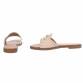 Damen Flache Sandalen - beige