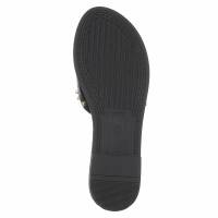 Damen Flache Sandalen - black