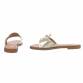 Damen Flache Sandalen - gold