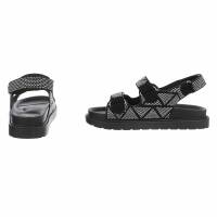 Damen Keilsandaletten - silver