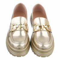 Damen Slipper - gold