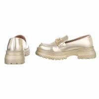 Damen Slipper - gold