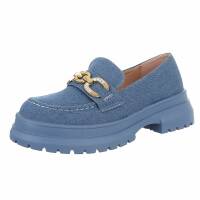 Damen Slipper - jeansblue