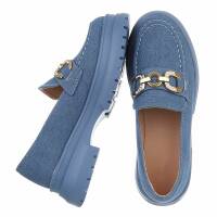 Damen Slipper - jeansblue