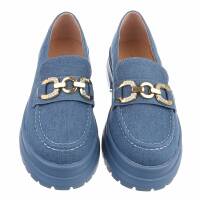 Damen Slipper - jeansblue