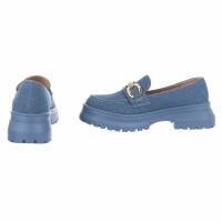 Damen Slipper - jeansblue