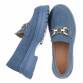 Damen Slipper - jeansblue