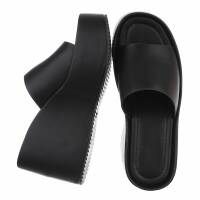 Damen Keilsandaletten - black