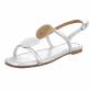 Damen Flache Sandalen - beige