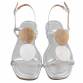 Damen Flache Sandalen - beige